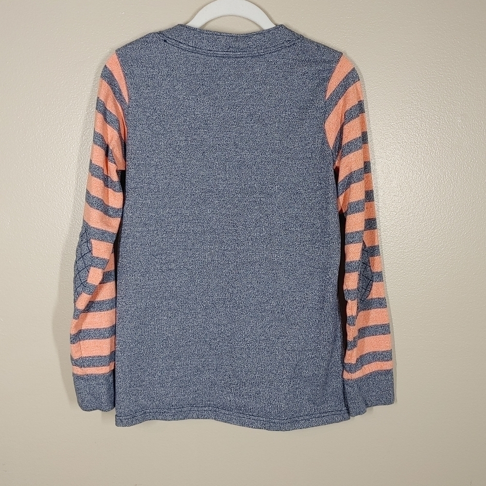 Antigua Broncos Tie Up V Neck Sweatshirt Medium - Picture 2 of 10